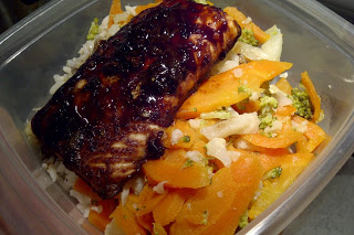 Un lunch pour oublier (ou saumon à l'érable et au gingembre) - Cinq Fourchettes