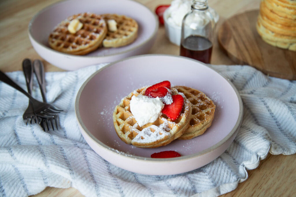 gaufre gaufres cinq fourchettes déjeuner recette recipe