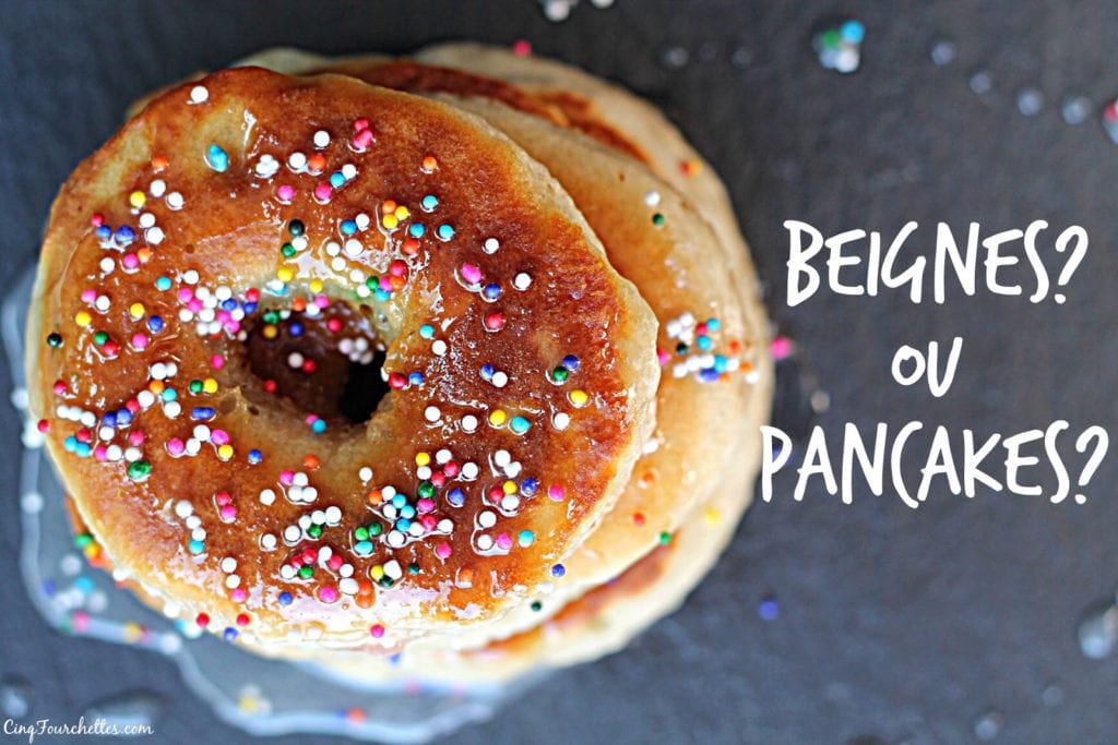 Pancakes aux beignes! - Cinq Fourchettes