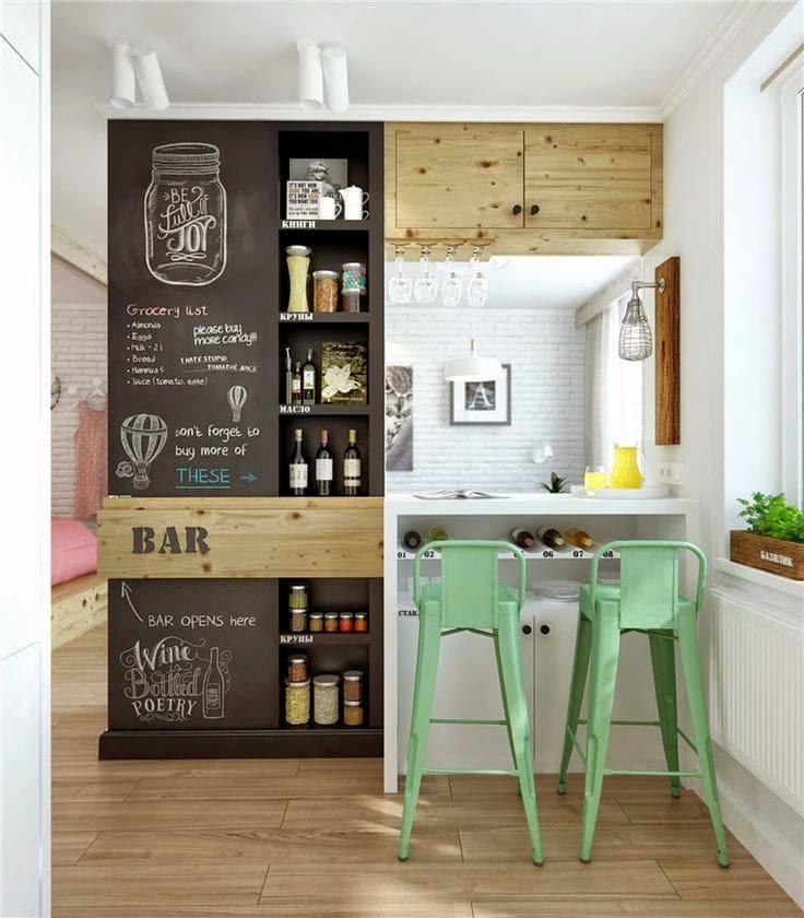 tableau dans la cuisine