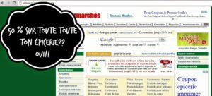 Faire son épicerie à rabais