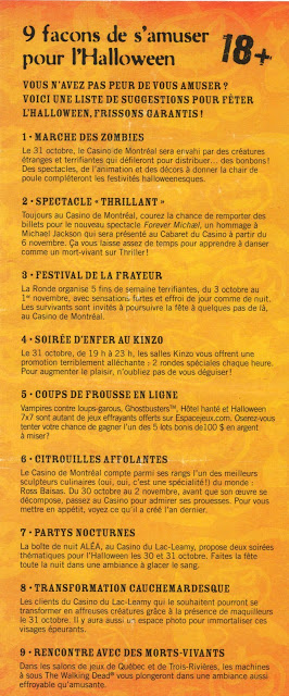 Halloween c'est aussi pour les grands! Une soirée au Casino de Montréal... - Cinq Fourchettes