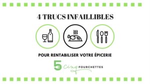 4 trucs infaillibles pour rentabiliser votre épicerie / Cinq Fourchettes