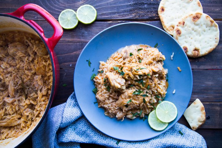 Réconfort : poulet au curry et lait de coco / Cinq Fourchettes