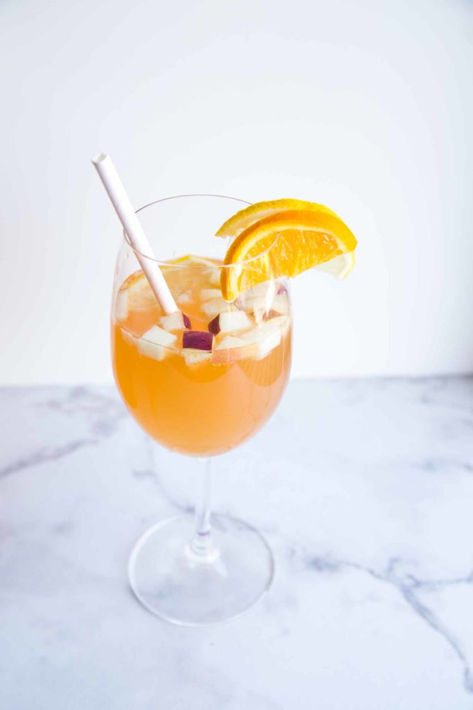 Sangria fruitée au cidre du Québec Cinq Fourchettes