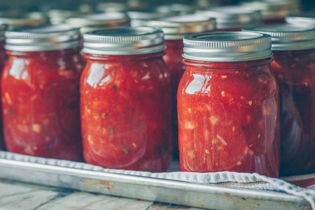 Comment faire des conserves de salsa maison Cinq Fourchettes