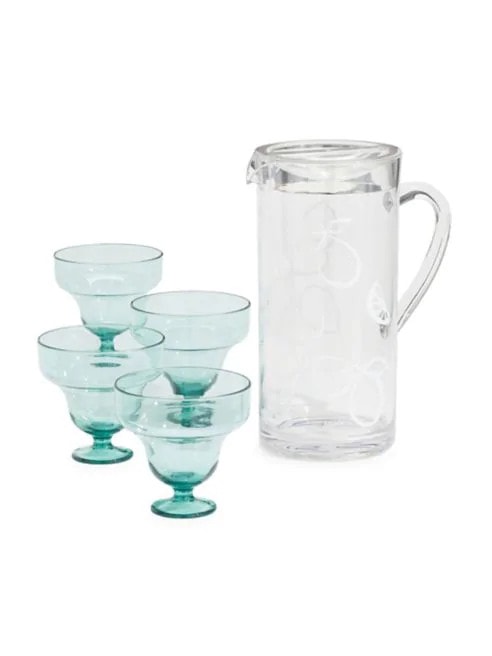 Photo Cinq Fourchettes pichet et verres à margarita Kate Spade chez La Baie