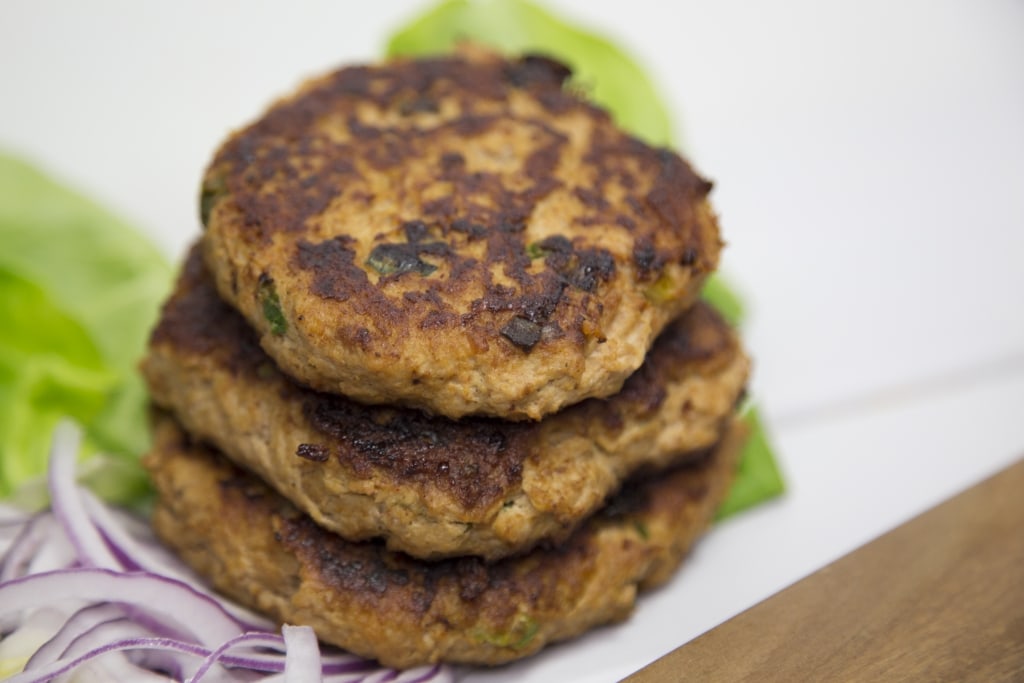 Burgers de poulet à l'indienne Cinq Fourchettes