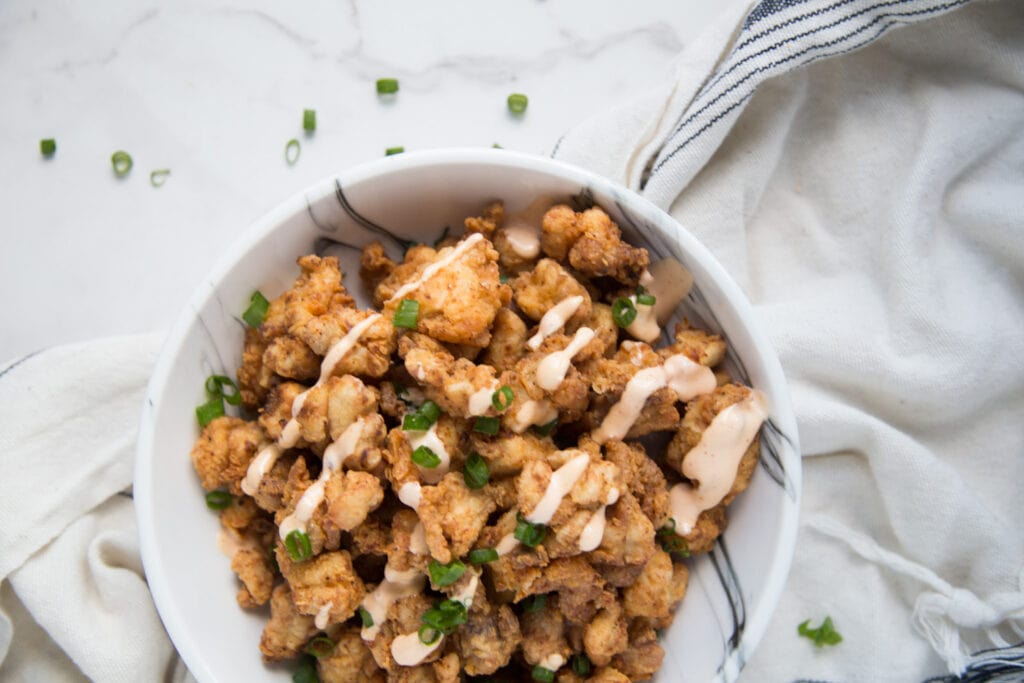 recette poulet popcorn Cinq Fourchettes