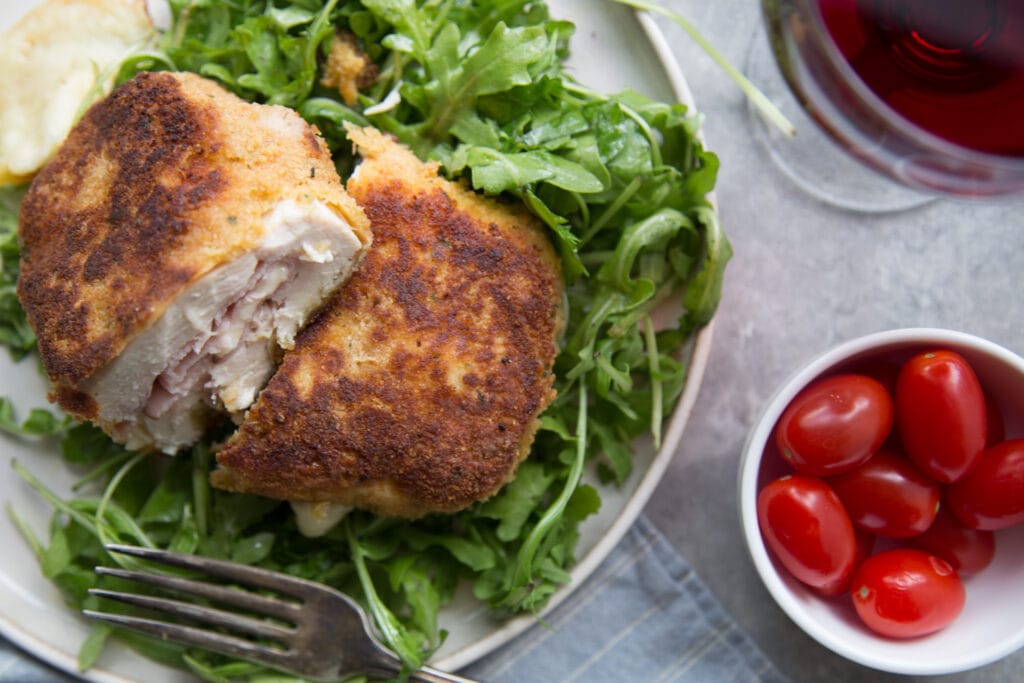 recette poulet cordon bleu Cinq Fourchettes