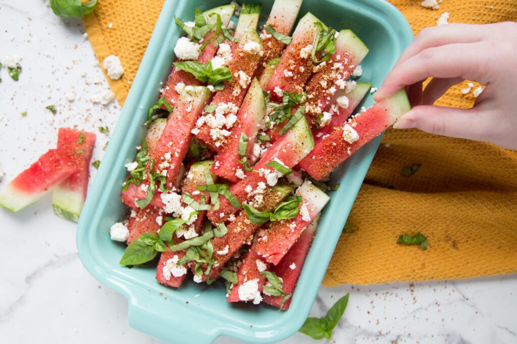 melon tajine feta recette recipe Cinq Fourchettes