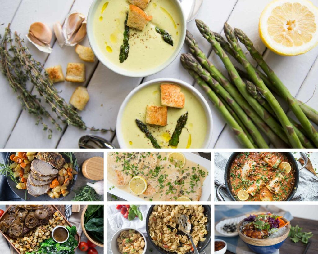 menu cinq fourchettes recettes