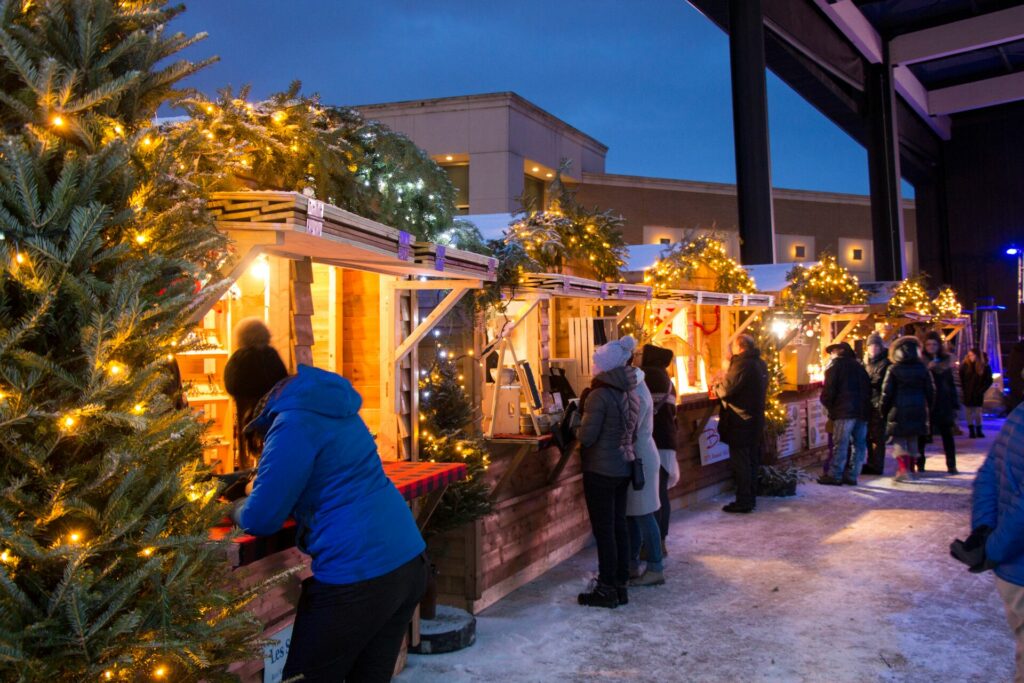 Marché de Noël Québec région Cinq Fourchettes voyage gourmand temps des fêtes