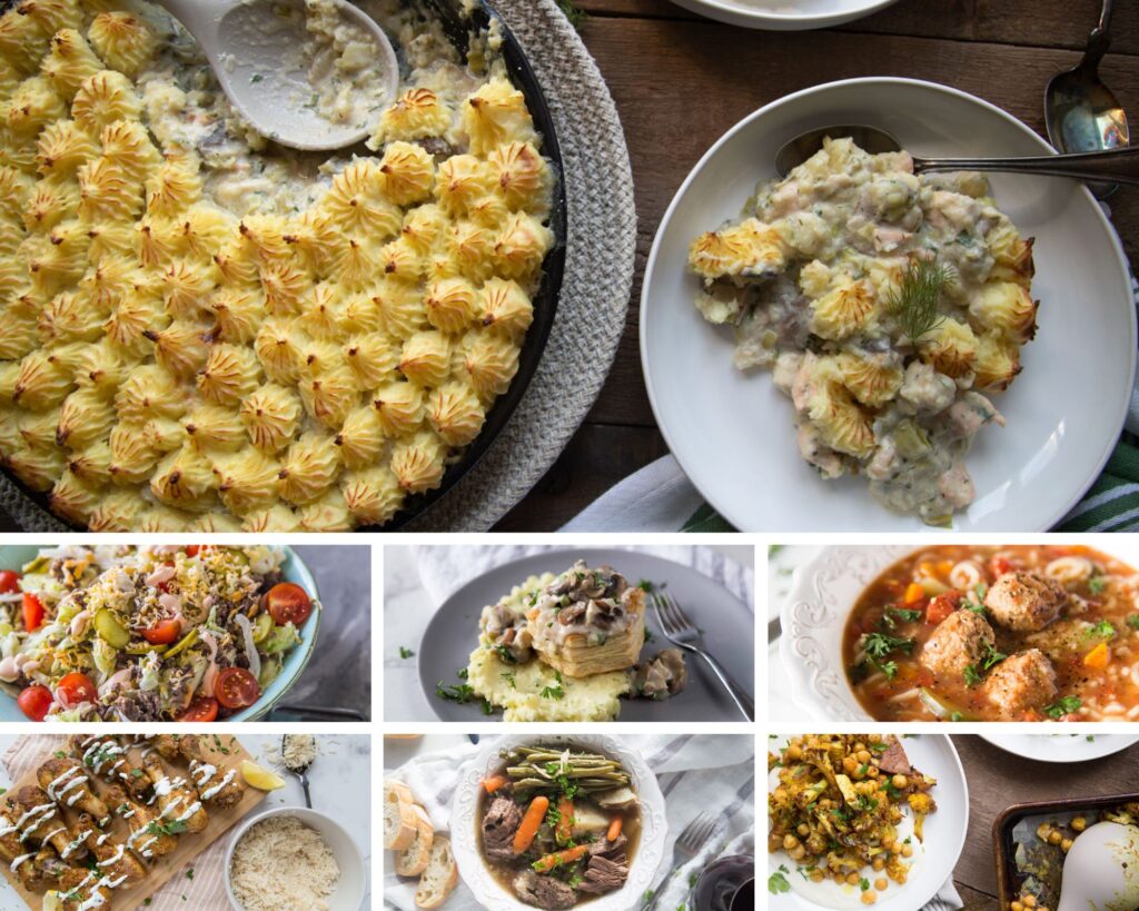 menu de la semaine recettes rabais Cinq Fourchettes