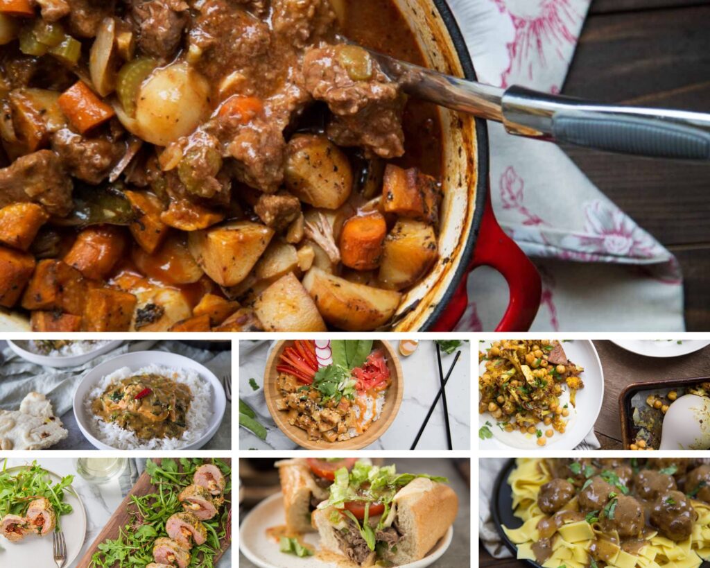 menu de la semaine recettes rabais Cinq Fourchettes